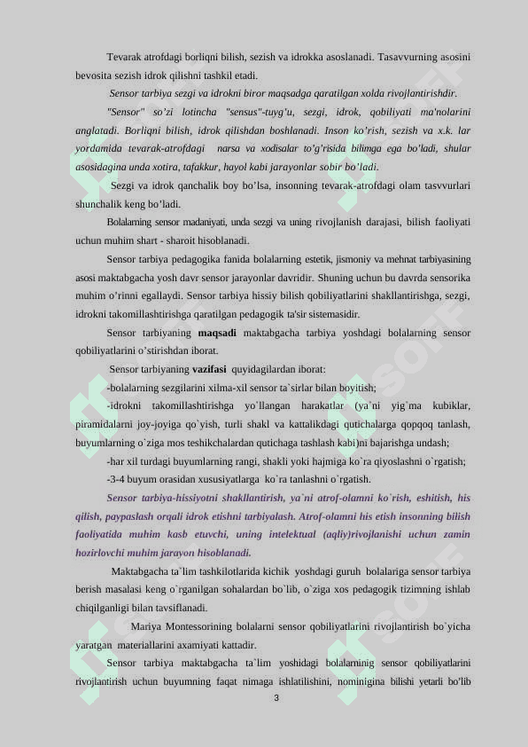 MAKTABGACHA TA’LIM TASHKILOTLARIDA KICHIK GURUH YOSHIDAGI BOLALARNING MATEMATIK TASAVVURLARINI SHAKLLANTIRISH 3
