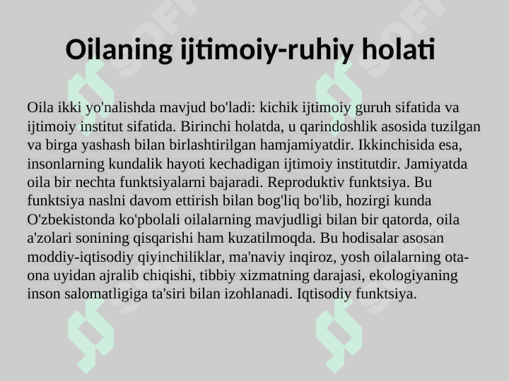 Pedagogikning oila bilan olib boradigan ijtimoiy faoliyati. Pedagogning bolalarning ijtimoiylashuvidagi oʻrni. 5