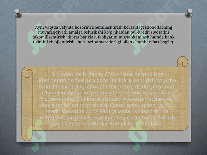 O’zbekiston Respublikasida Pul-kredit siyosati 4