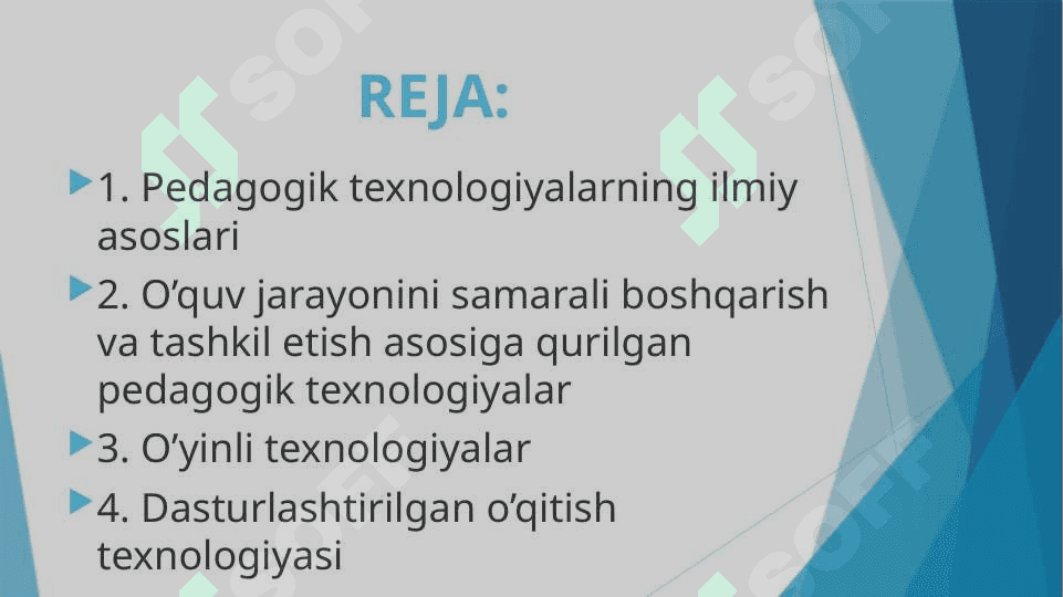 Milliy g`oya va ma'naviyatga oid darslarini olib borishda zamonaviy pedagogik texnologiyalarni qo`llashga qo`yiladigan ta'lablar 2