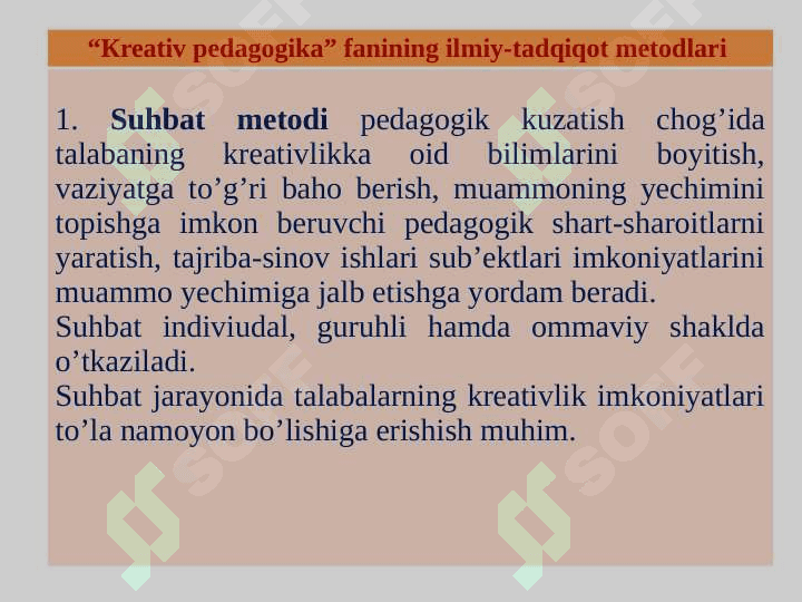 Bo`lajak o`qituvchilarning kreativ qobiliyatini rivojlantirish 8