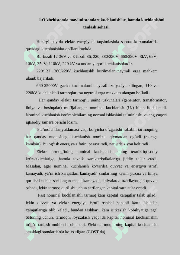 Elektr energetika sistemalari elementlarining xarakteristikalari va parametrlari m.doc 2