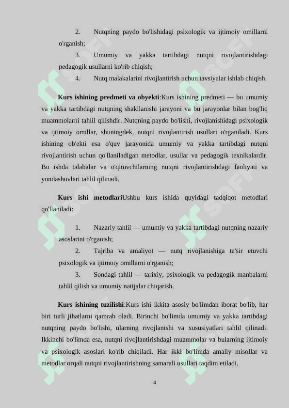 Umumiy va yakka tartibdagi nutqning paydo bo'lishidagi muammolar KURS ISHI.docx 4
