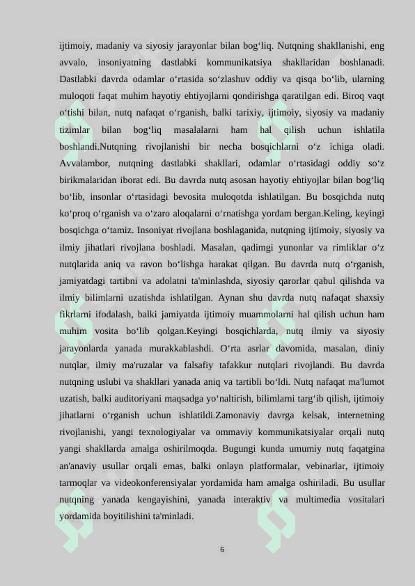 Umumiy va yakka tartibdagi nutqning paydo bo'lishidagi muammolar KURS ISHI.docx 6