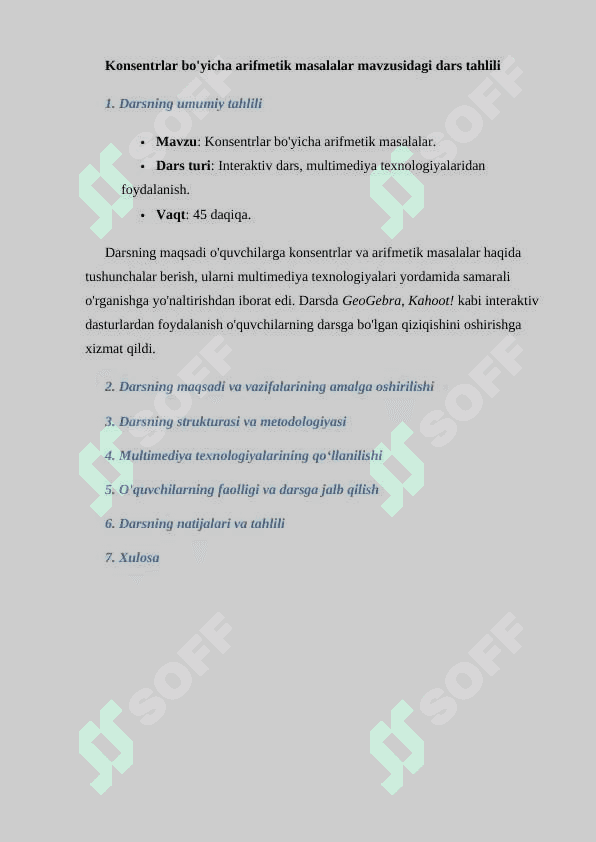 Geometriya elementlari mavzusini o'rganishda tarixiy materiallardan foydalanish geometriya elementlar mavzusini o'rganishda ko'rgazma qurollardan foydalanish  referat.docx 2