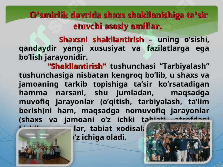 «O’SMIRLAR O’RTASIDAGI NIZOLARNI BARTARAF ETISHDA OILANING AHAMIYATI» 4