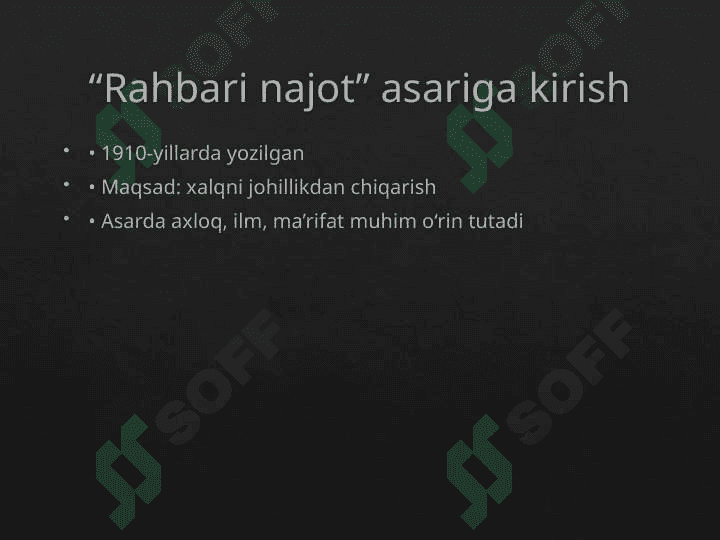 Abdurauf Fitratning Rahbari najot risolasidagi Baxtsiz odamlarning ikki toifasiga oid qarashlari 3
