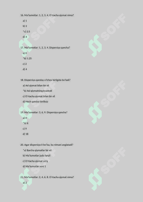 📊 Statistika Asoslari: Dispersiya, Standart Ogʻish va Korelatsiya | Statistika Darsligi 4