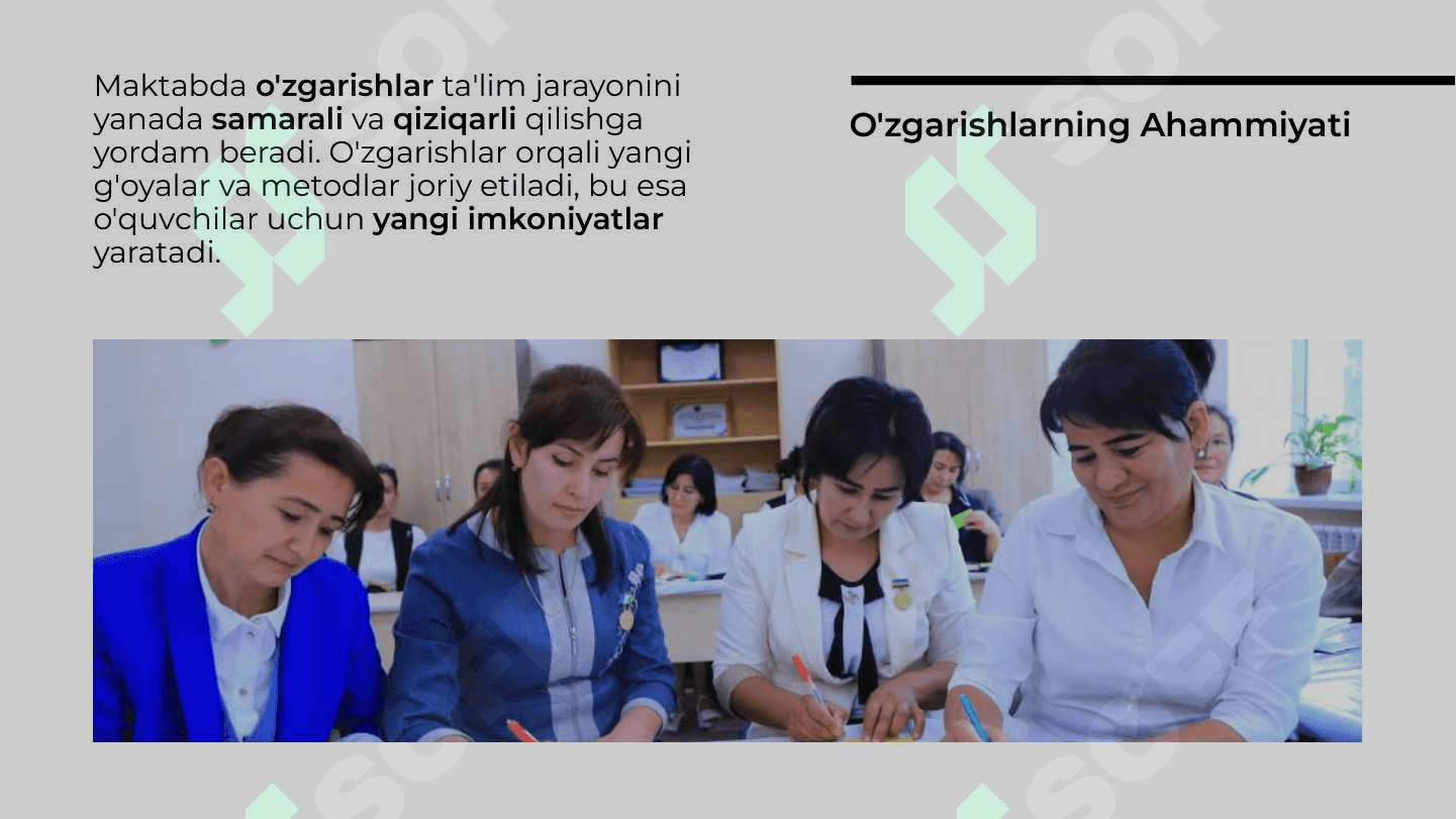Maktabda o'zgarishlarga qarshi bo'lgan xodimlar bilan samarali ishlash 3