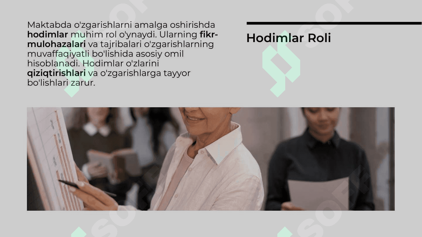 Maktabda o'zgarishlarga qarshi bo'lgan xodimlar bilan samarali ishlash 4
