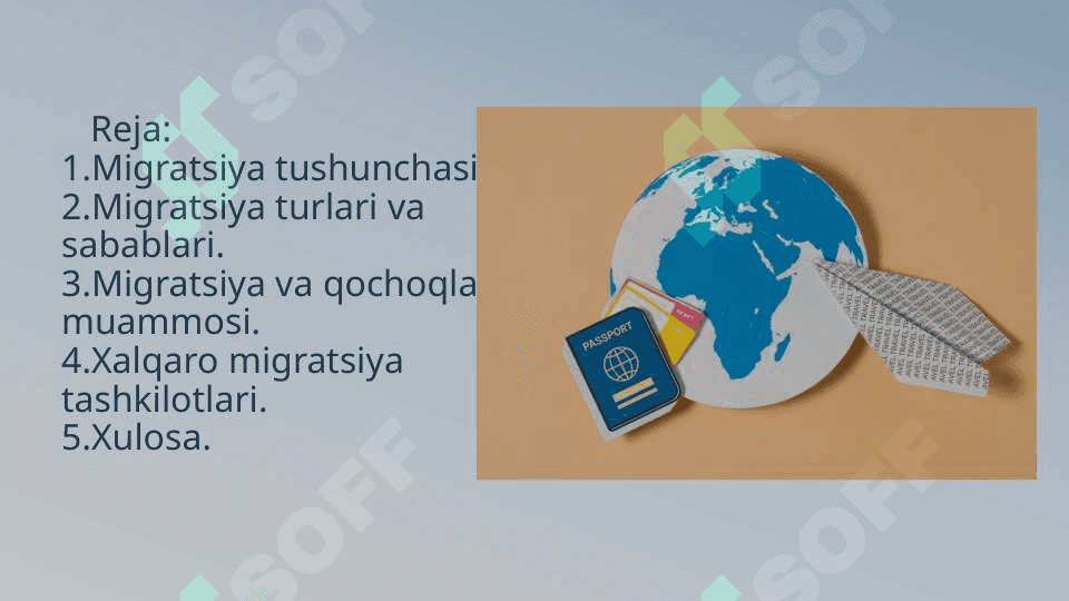 Migratsiya va qochoqlar muammosi 2