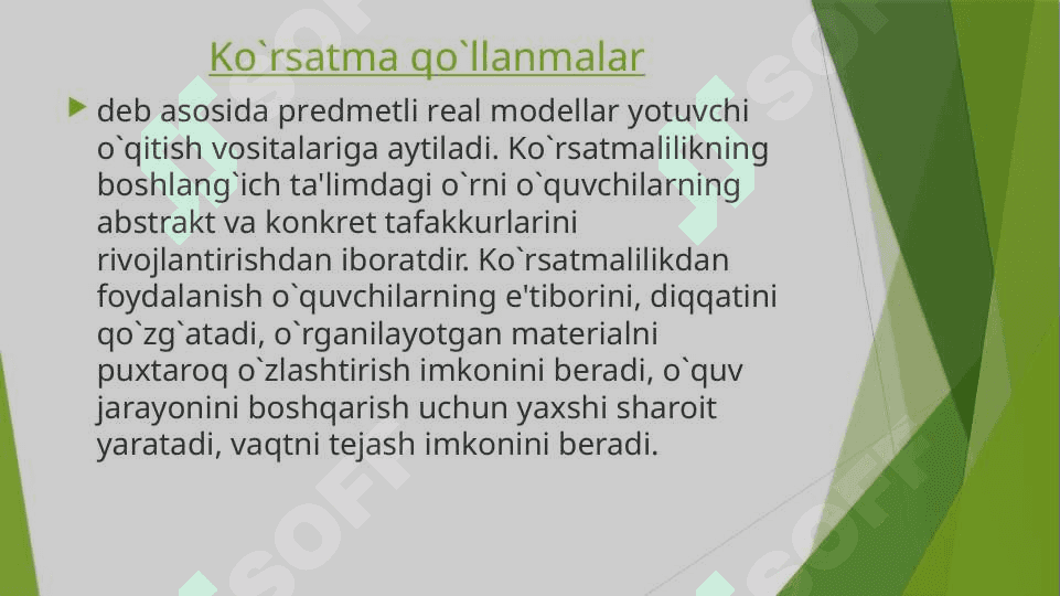 MATEMATIKADAN BOSHLANG’ICH SINFLAR UCHUN DARSLIKLAR 7