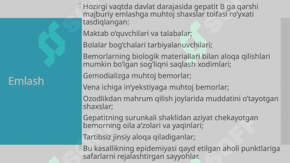 Gepatitlar :B,C,D 3