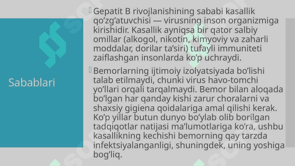 Gepatitlar :B,C,D 4