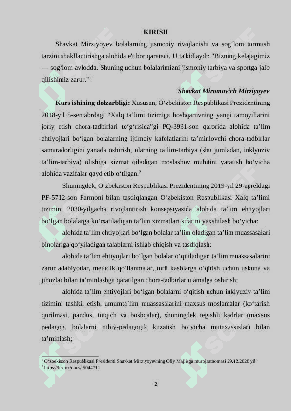 Logopediya fani korreksion pedogogik ta’sirining yo‘nalishi sifati 2
