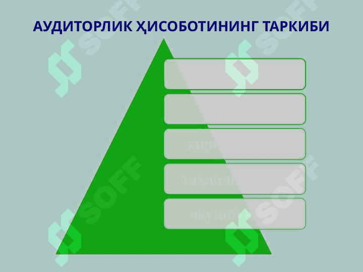 auditorlik tekshiruvining yakuniy bosqichlari 6