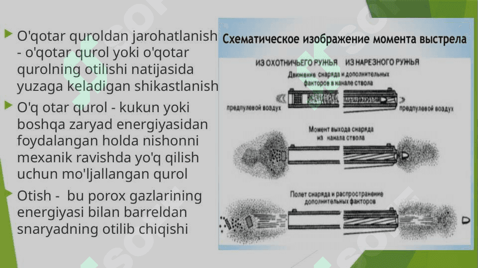 O`q otar qurollardan yetkazilgan jaroxatlar 2