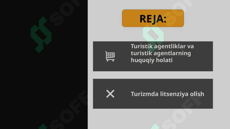 mavzu:turistik firmalarni litzensiyalash 2