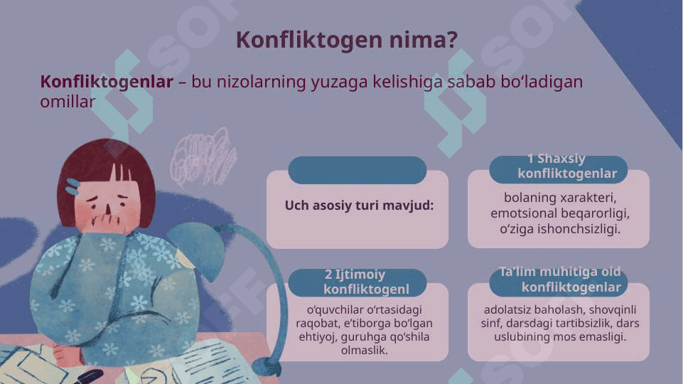 Boshlang'ich sinflarda konfliktogenlar. 4