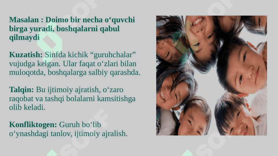 Boshlang'ich sinflarda konfliktogenlar. 7