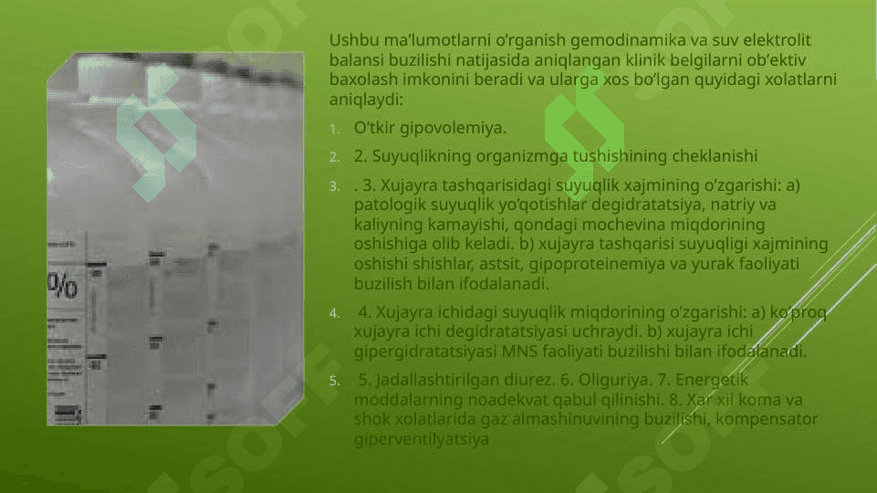 Infuzion terapiya . Ko’rsatma va qarshi ko’rsatmalar 4