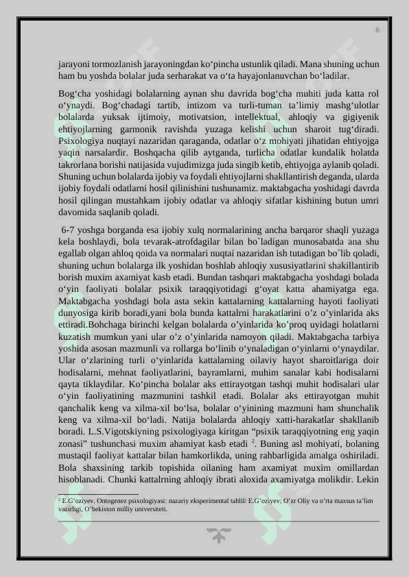 Maktabgacha yoshdagi bolalarda emotsional boshqaruv ko'nikmalarini shakllantirishning psixologik xususiyatlari 6