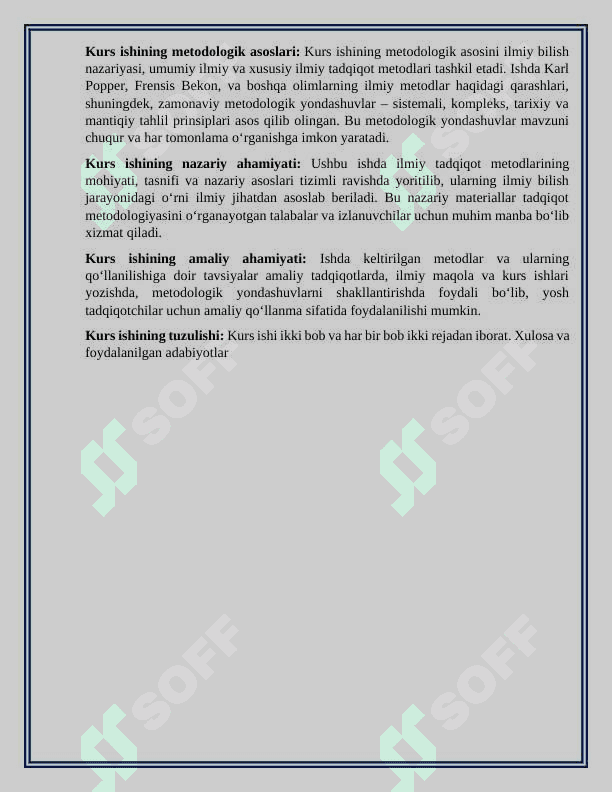 Ilmiy tadqiqot metodlari tasnifi. 4