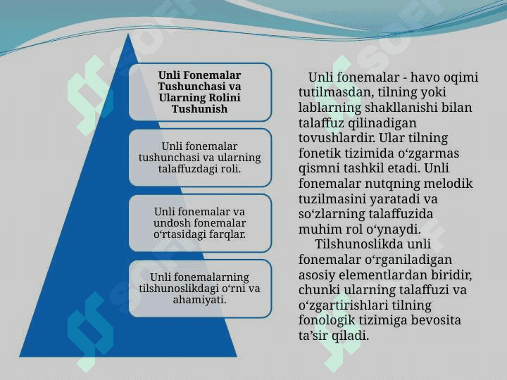 Nutqda unli fonemalar ziddiyatlarining soʻnishi 4
