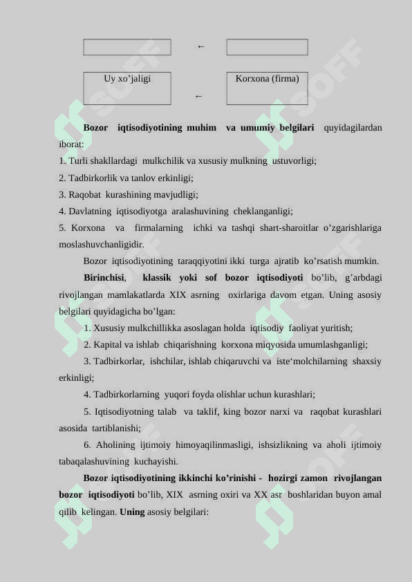 Bozor iqtisodiyotiga o’tish davri va uning O'zbekistondagi xususiyatlari 8