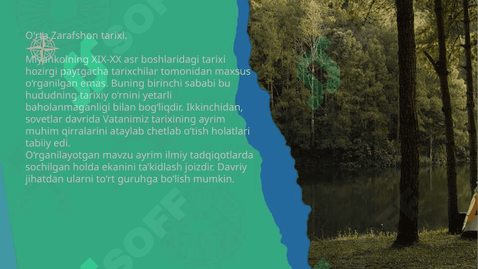 O'rta Zarafshon (Miyonqol) vohasining XIX-XX asr boshlarida ijtimoiy-siyosiy ,istisodiy va ma'daniy hayoti 3