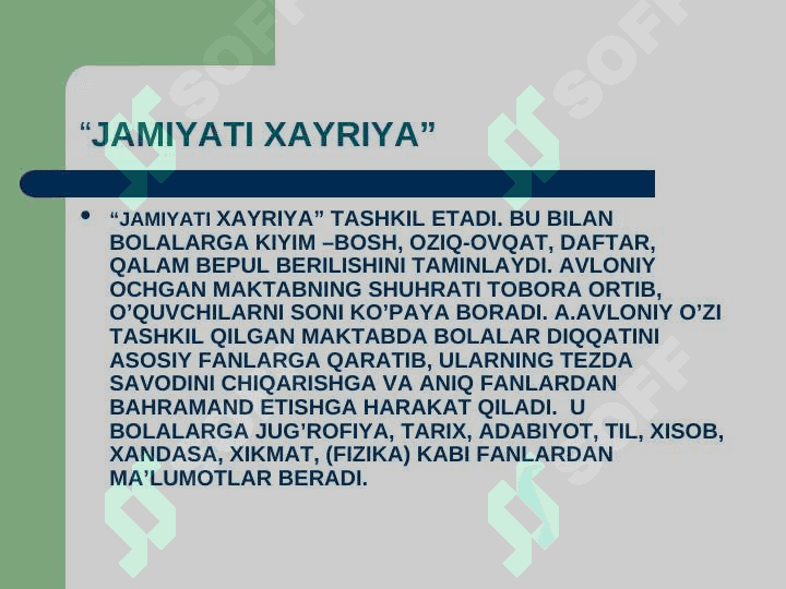 Abdulla Avloniy va Munavvar Qori Abdurashidxonovlarning pedagogik ta`limoti 6