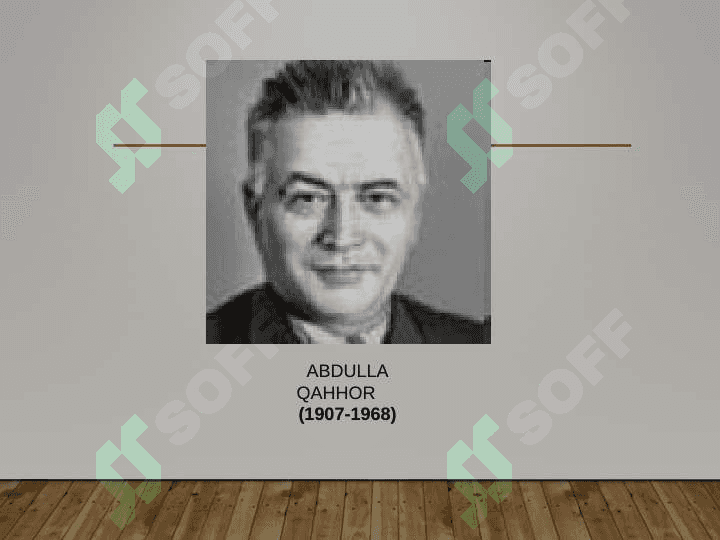 Abdulla Qahhor 2