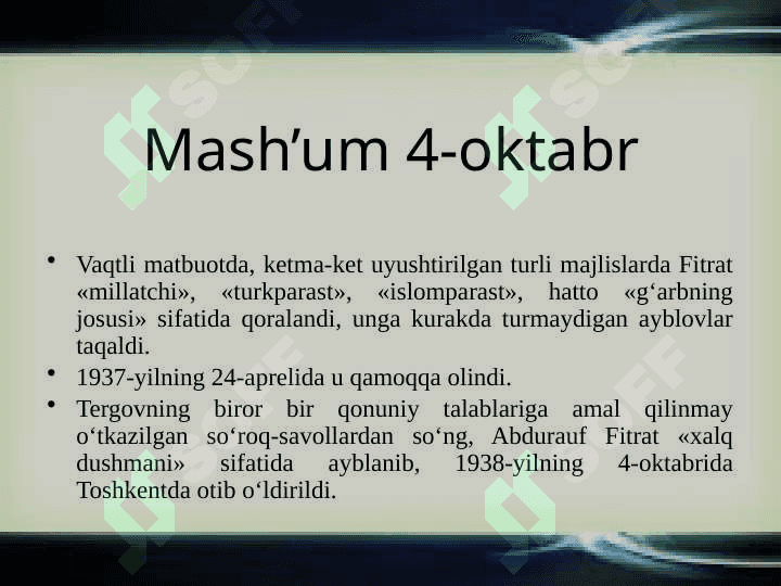 ABDURAUF FITRAT 8