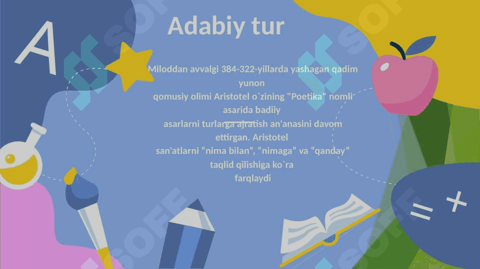 Adabiy tur va janr nazariyasi 3