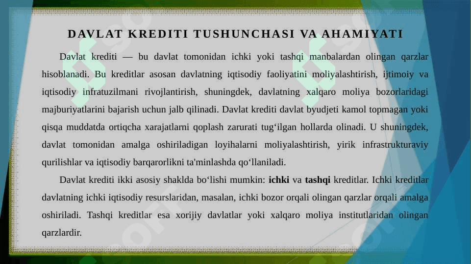 Davlat krediti 3