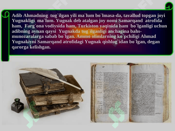 Ahmad Yugnakiy hayoti va ijodi 3