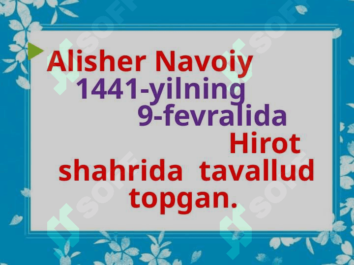 Alisher   Navoiy 4