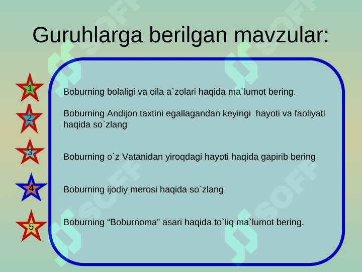 Bobur lirikasi 6