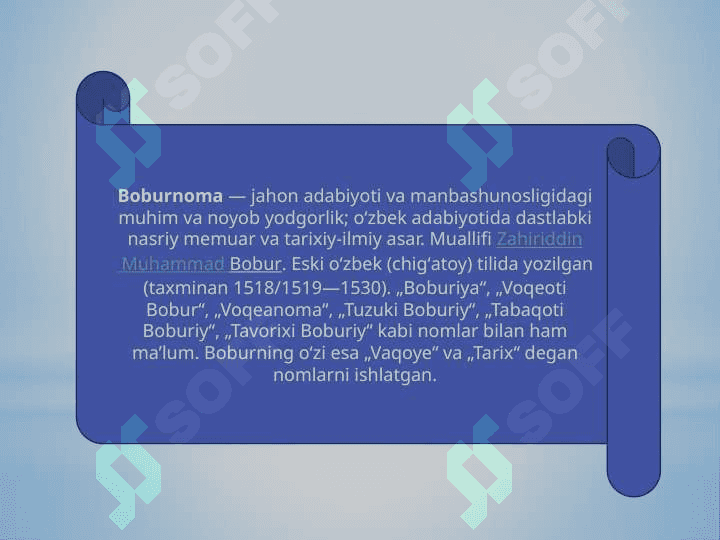 Boburnomada muallifning adabiy estetik qarashlari 2