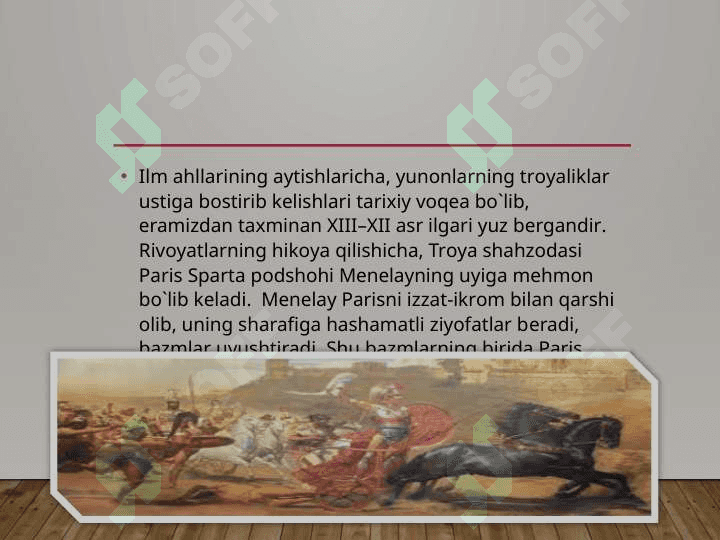 Gomer Iliyada haqida 3
