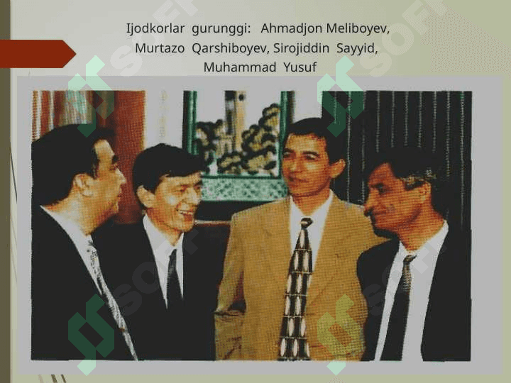 Muhammad  Yusuf  she`riyat  shaydolari  qalbida mangu  barhayot 7