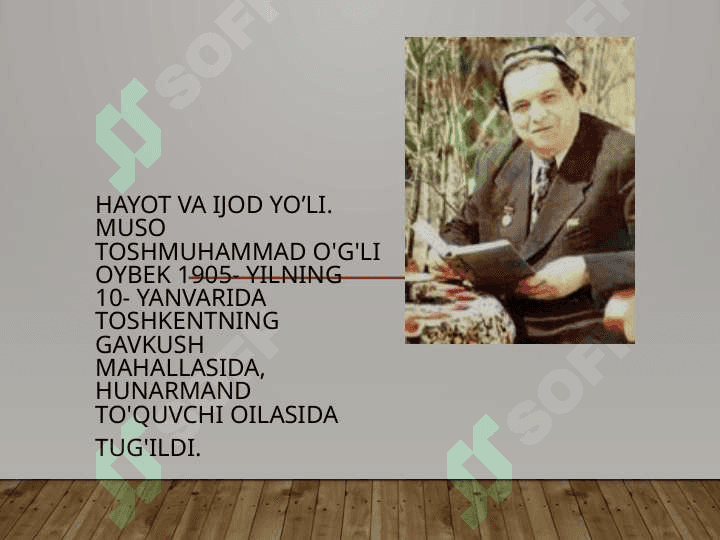 Muso Toshmuhammad o'g'li Oybekning ijod yo`li va badiiy olami 3