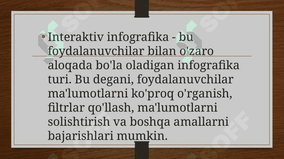 Kasbga doir interaktiv infografika vositalarini  yaratish texnologiyalari. 4