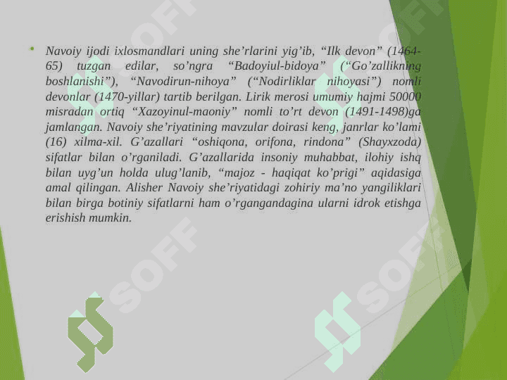 O’Zbek mumtoz adabiyoti me’rosi 3