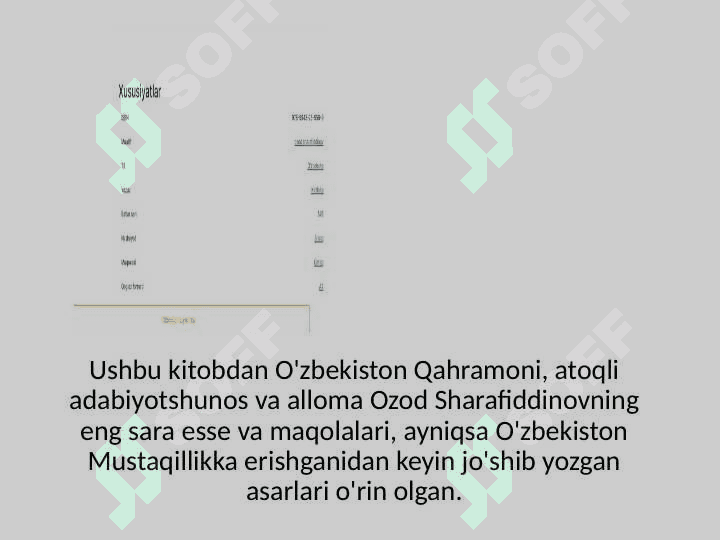 Ozod Sharafiddinov  1 2