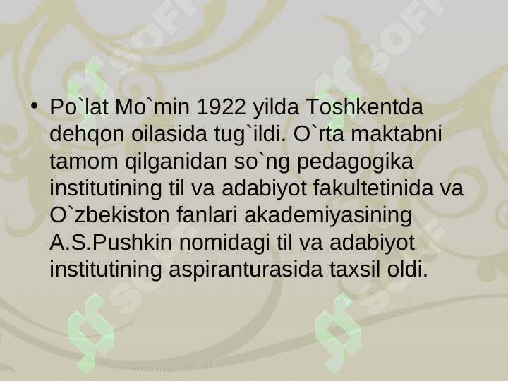 Po’lat Mo’min ijodida odob-ahloq 2