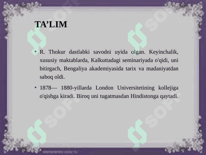 Robindranat Thokur 5