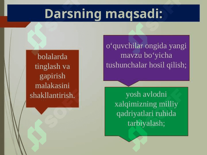 TINGLASH VA GAPIRISH MALAKASINI SHAKLLANTIRISH 2