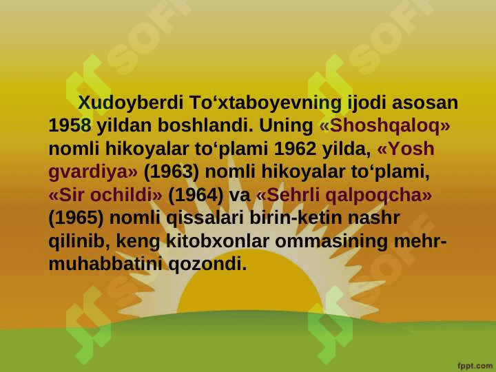Xudoyberdi To’xtaboyev romannavis adib 4