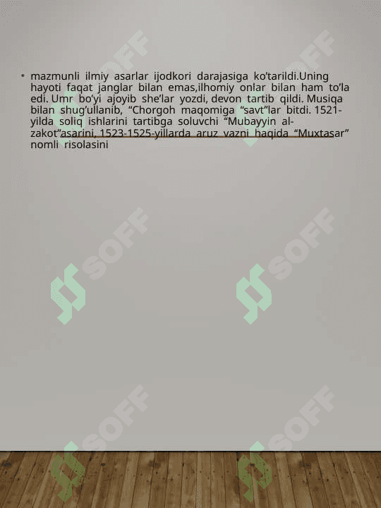 Zahiriddin Muhammad  Boburning hayoti va ijodi 5